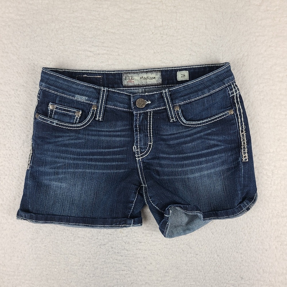 Buckle Jean Shorts Womens 28 Blue Madison 5" Inseam Blue BKE Denim